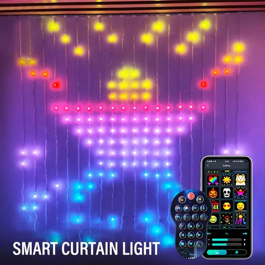 ColorWaves LED Curtain Sync Lights
