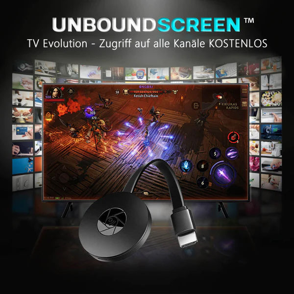 UnboundScreen™ TV Evolution - Access all channels for FREE