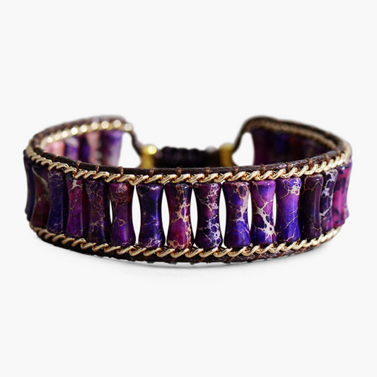 Magisches lila Jaspis Energie-Armband